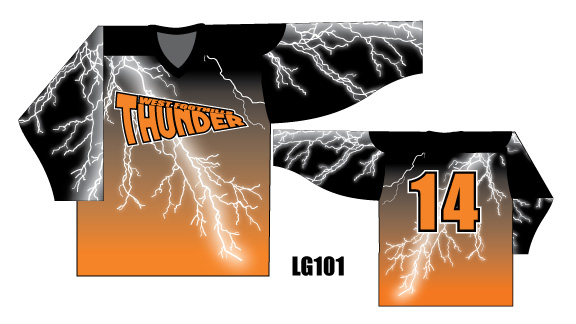 Lightning Lacrosse Jersey Color Combo 101