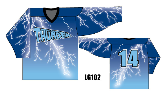 Lightning Lacrosse Jersey Color Combo 102