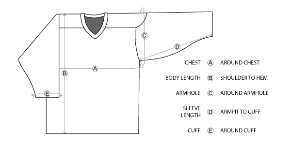 ATAC™ Sportswear Lacrosse Jerseys Sizing