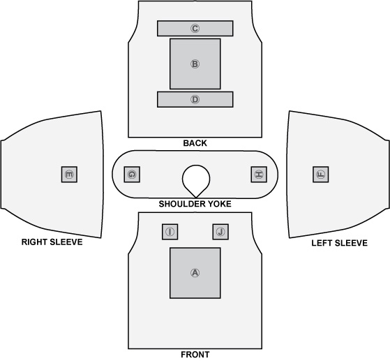 ATAC™ Sportswear Lacrosse Jerseys Logo Placement